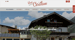 Desktop Screenshot of haus-christlum.com